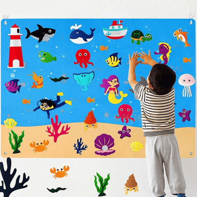 FeltBoard™ | Meet the wonderful animals! - Felt board