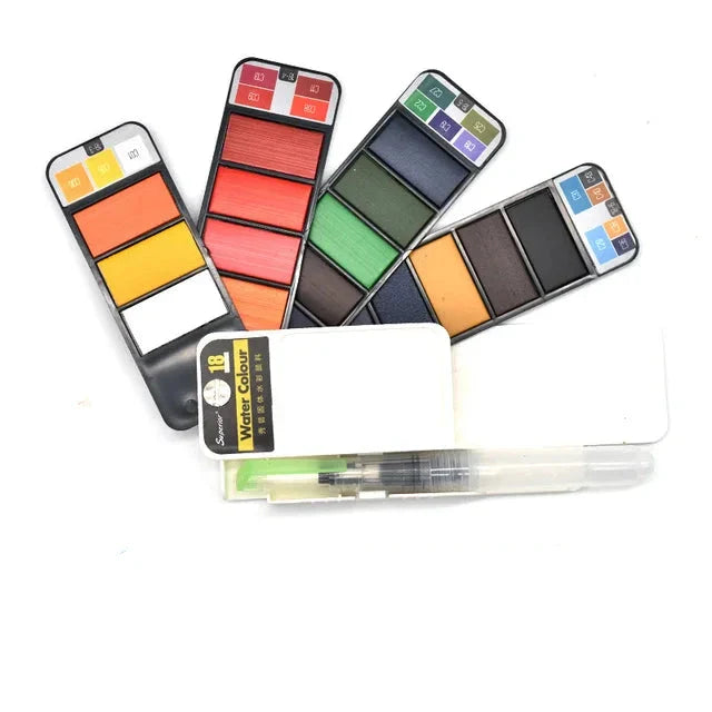 Pocket Watercolour Kit™ - Rainbow colours in your pocket - Watercolours