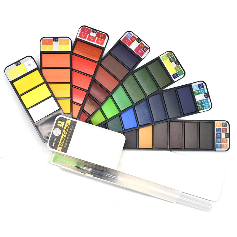 Pocket Watercolour Kit™ - Rainbow colours in your pocket - Watercolours