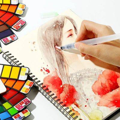 Pocket Watercolour Kit™ - Rainbow colours in your pocket - Watercolours