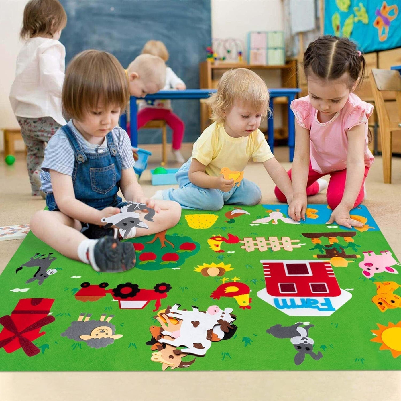 FeltBoard™ | Meet the wonderful animals! - Felt board