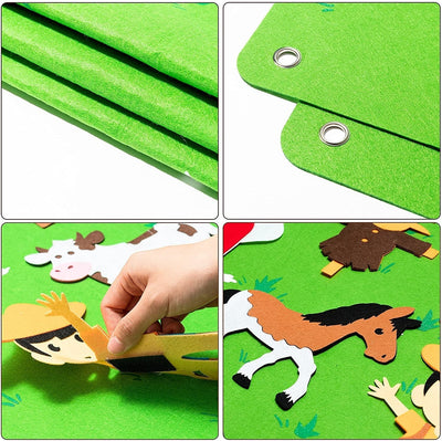 FeltBoard™ | Meet the wonderful animals! - Felt board