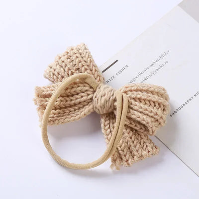 Mini Fashion™ - Bow Splendor - Knitted Hairband