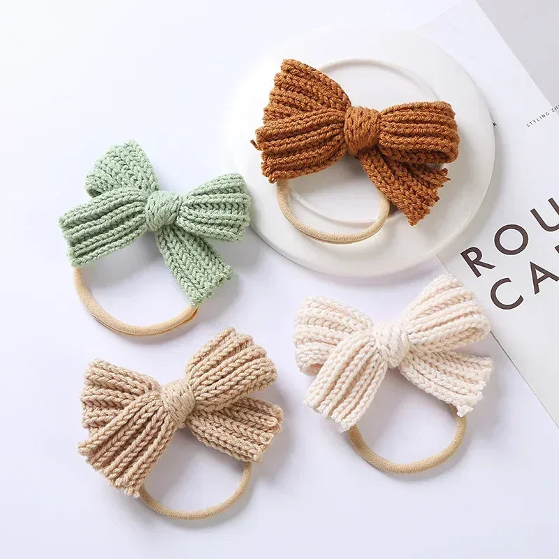 Mini Fashion™ - Bow Splendor - Knitted Hairband
