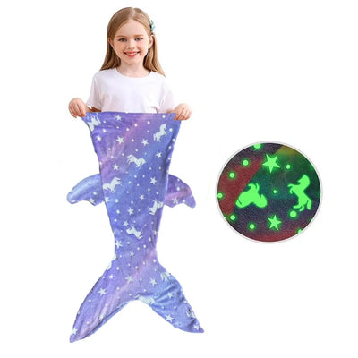 Mini Fashion™ - Glow in the Dark - Mermaid Sleeping Bag