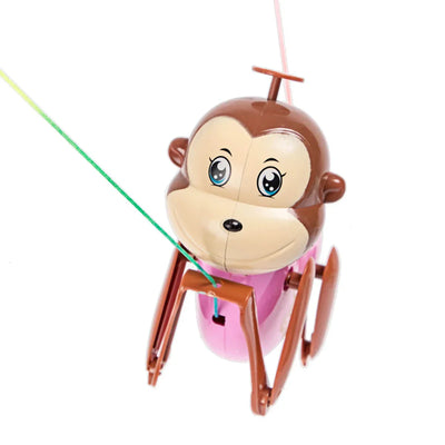 Climbing Monkey Toy™ - Jungle Fun - Rope climbing monkey