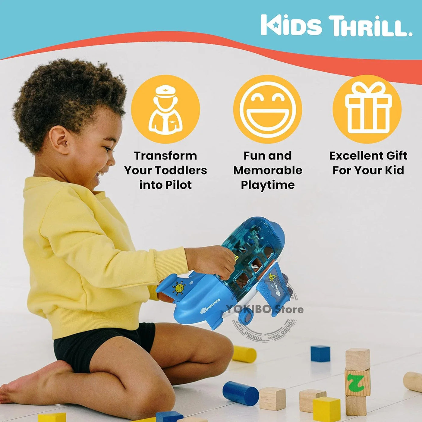 Pilot Pals Plane™ - Perfect Copilot - Toy Airplane