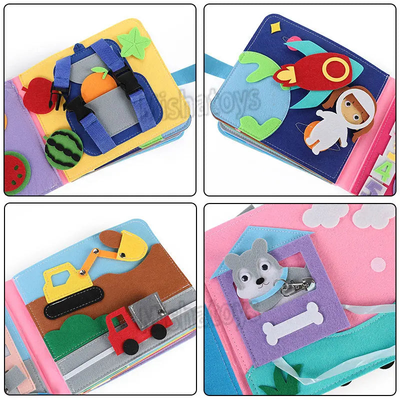 BusyBook™ - Senses up for grabs - arbeidsbok for Montessori