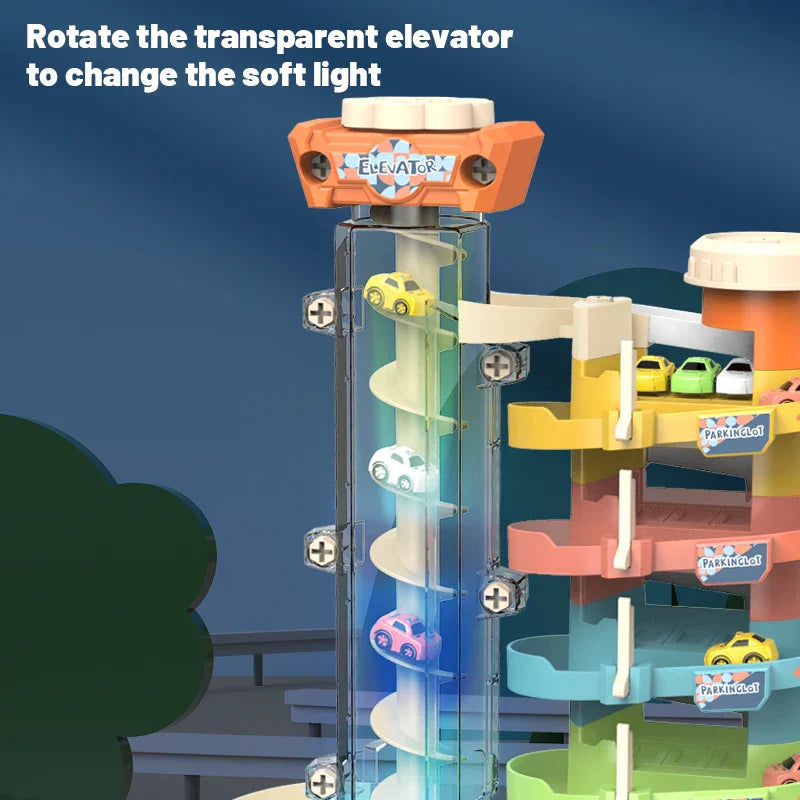 Parking Slide™ - Car Parking Garage Play Set