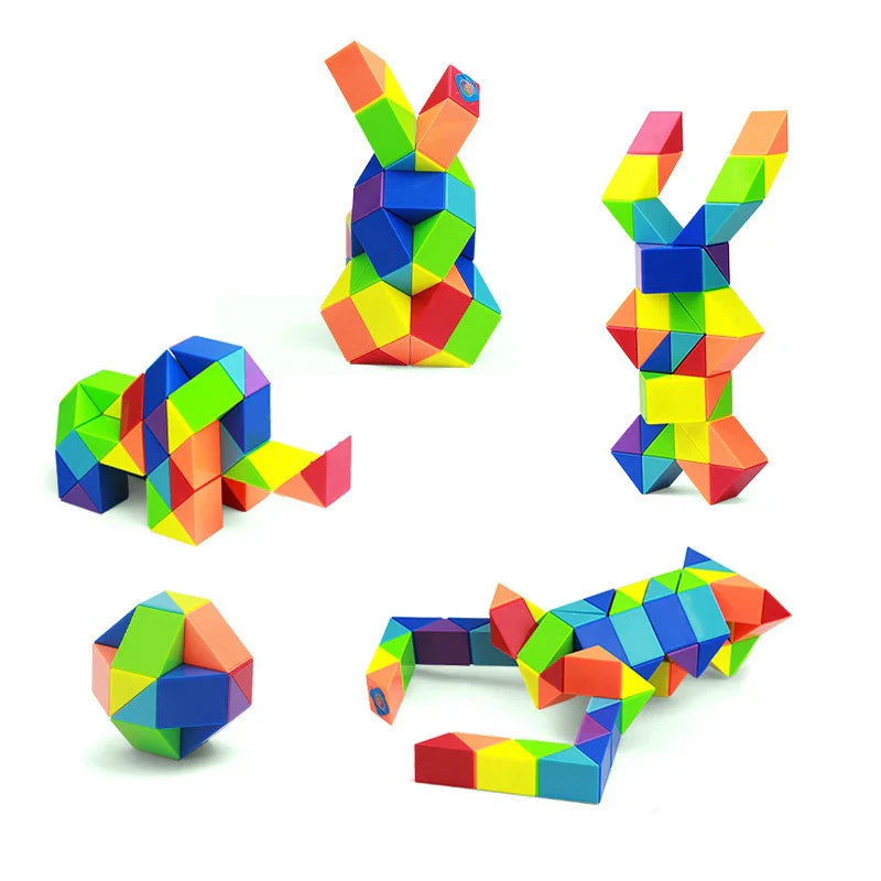 Rainbow Twister™ - Fold and Play Slim - Snake Cube