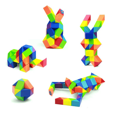 Rainbow Twister™ - Fold and Play Slim - Snake Cube