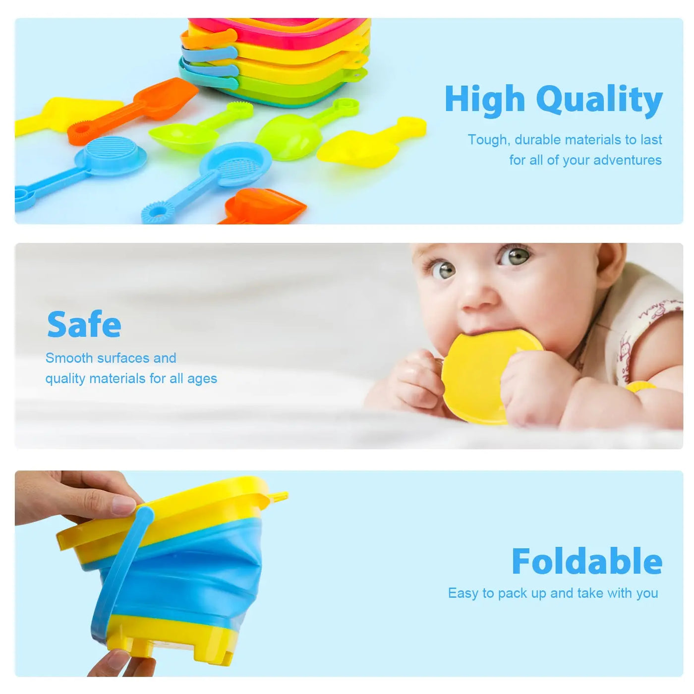 Foldable Bucket™ - Folding Holiday Fun - Foldable Bucket