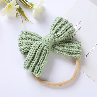 Mini Fashion™ - Bow Splendor - Knitted Hairband