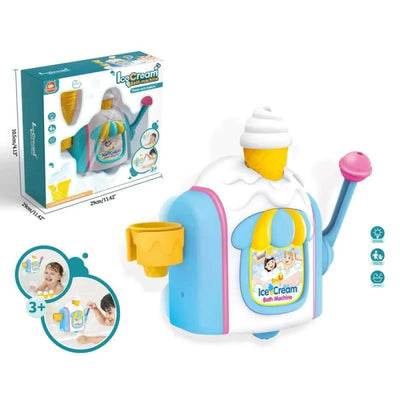 Ice Cream Bath Toy™ - Foam mobiles - Bathing with a soap pump